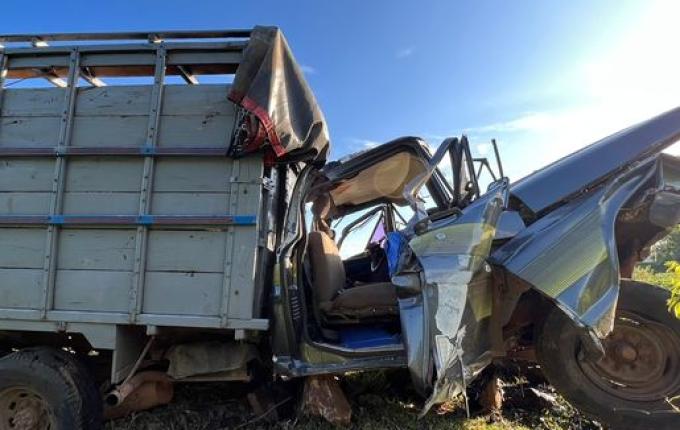 VÍDEO: Saída de pista deixa duas pessoas gravemente feridas na SC-492