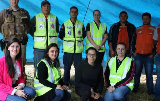 Prefeitura de Palma Sola instala barreira sanitária para prevenção do coronavírus