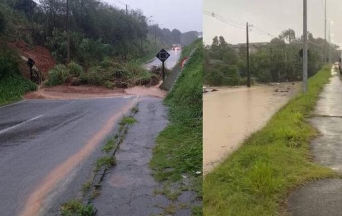 Sete cidades de SC decretam situação de emergência após chuvas castigarem o Estado