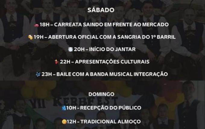 Vista Alegre se prepara para a 31ª KerbFest e 9ª Tripa Recheada com música e culinária alemã