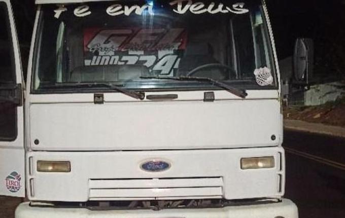 Caminhão furtado em Guarujá do Sul é recuperado em Dionísio Cerqueira