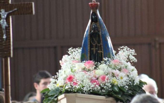 Romaria de Nossa Senhora Aparecida em São Miguel do Oeste atrai grande número de fiéis