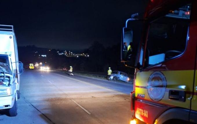 Três veículos se envolvem em acidente na BR-163 em São José do Cedro