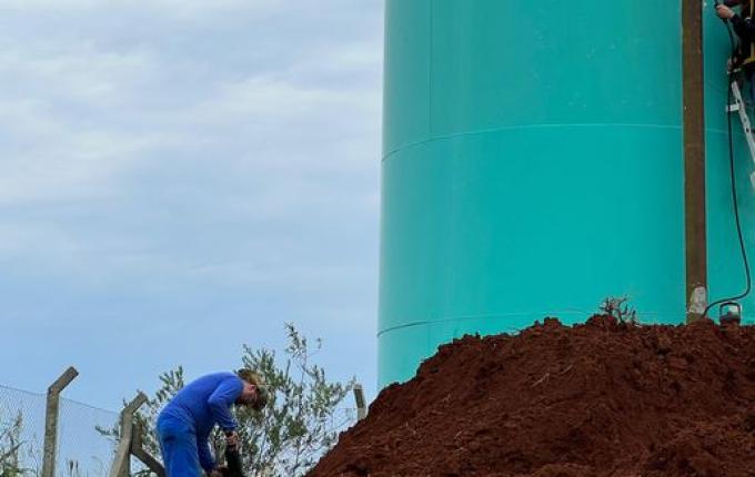 Manutenção em reservatório da Casan afeta abastecimento em dois bairros de SMO