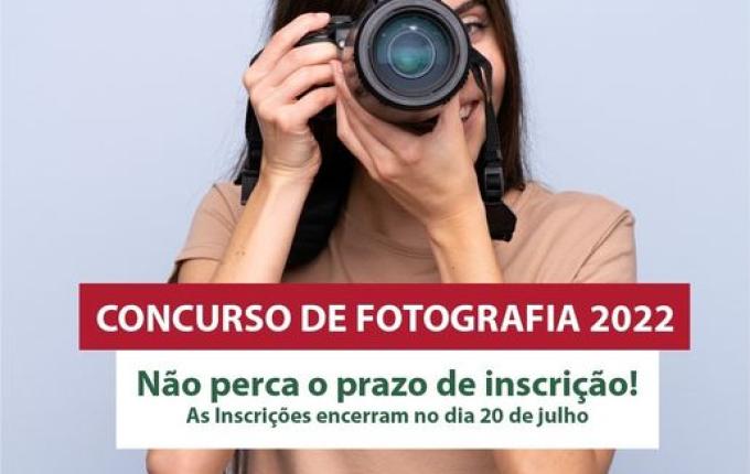 Prazo para inscrição no concurso de fotografia termina quarta-feira, 20