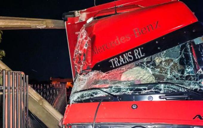 Acidente na Willy Barth deixou mais de 30 mil famílias sem energia na região