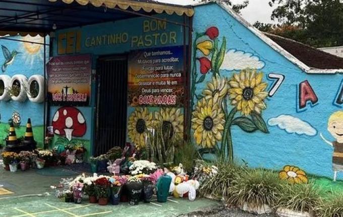 Autor de ataque a creche em Blumenau agiu sozinho, afirma Polícia Civil