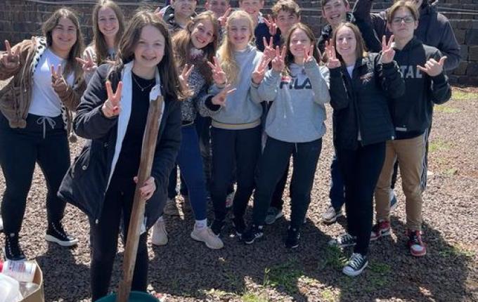 Alunos de Iporã do Oeste aprendem fabricar sabão utilizando óleo de cozinha