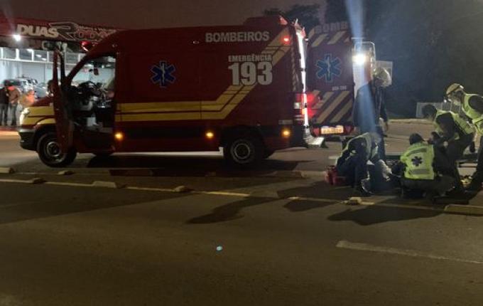 Condutor causa acidente e foge sem prestar socorro em SMOeste