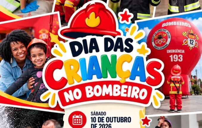 Quartel dos Bombeiros de SMO abre ao público neste sábado para o Dia das Crianças