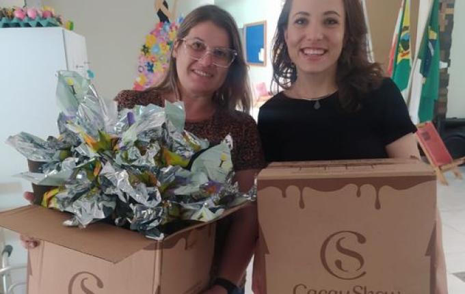 Entidades da região são contemplados com ovos de Páscoa