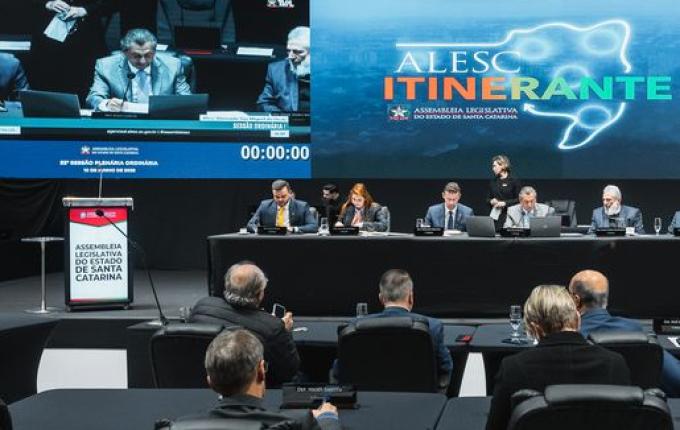 Rodovias, saúde e ferrovias figuram entre temas apontados por entidades na Alesc