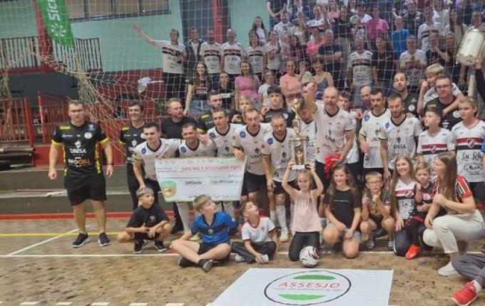 ASSESJO conquista o título do Campeonato Regional Taça D’Lamb/Lassberg/Sicredi