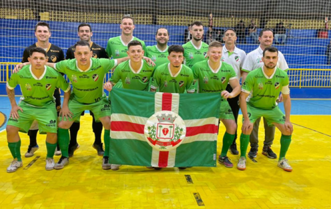 São Miguel Futsal/Joni Gool estreia com goleada na Taça Barriga Verde fora de casa