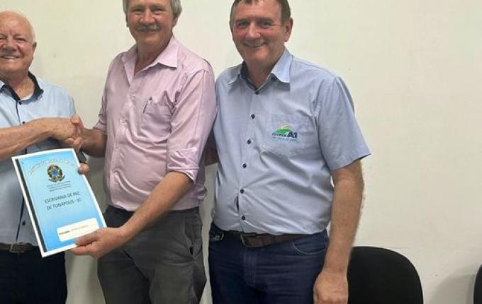 Tunápolis recebe doação de área de terra da Cooper A1 e projeta investimentos