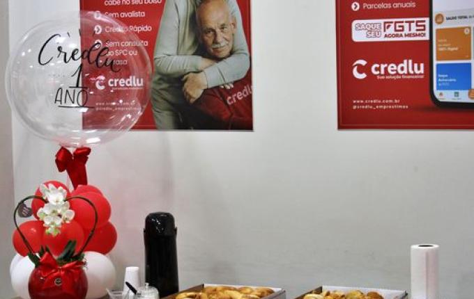 Credlu Empréstimos completa 1 ano de loja em SMOeste