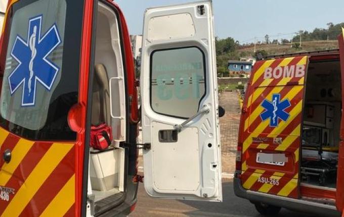 Colisão entre motos deixa feridos em Itapiranga