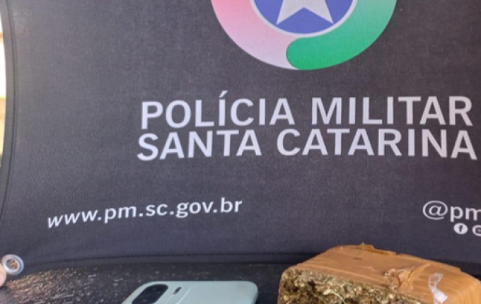 Homem é preso com maconha durante abordagem em São Lourenço do Oeste