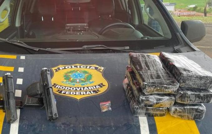 PRF flagra trio transportando crack e armas em Maravilha