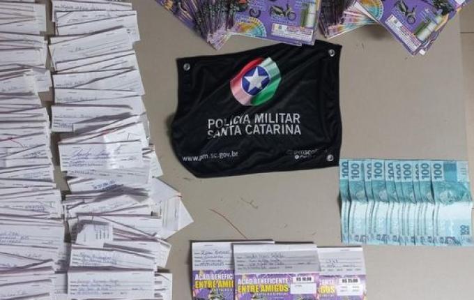 PM de Iporã do Oeste apreende rifas com indícios de fraude