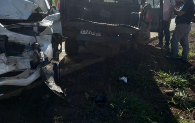 Colisão com três veículos é registrada na BR 163 em Guarujá do Sul