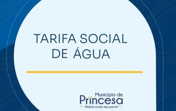 Câmara aprova criação da Tarifa Social de água em Princesa