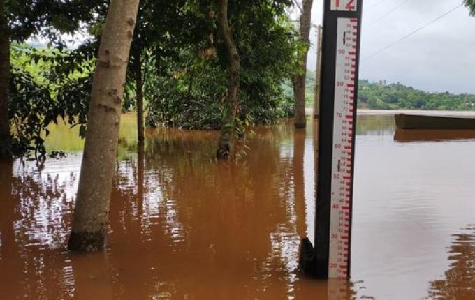 Rio Uruguai apresenta redução do nível de água