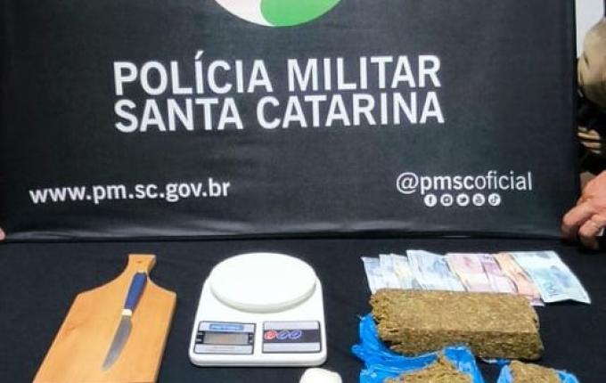 PM prende homem por tráfico de drogas em SMO