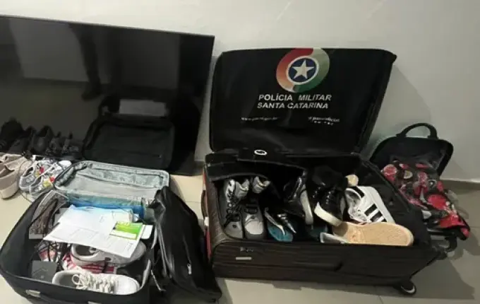 Homem foge para a Argentina e abandona objetos suspeitos de furto em Dionísio Cerqueira