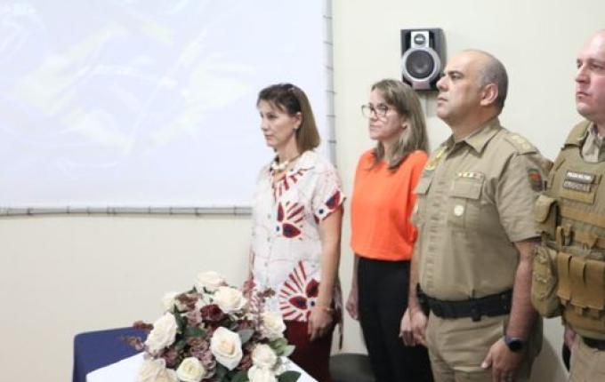 Formatura da primeira turma de Protetores do Lar em São Miguel do Oeste