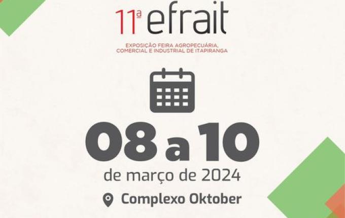 11ª Efrait terá lançamento oficial nesta semana