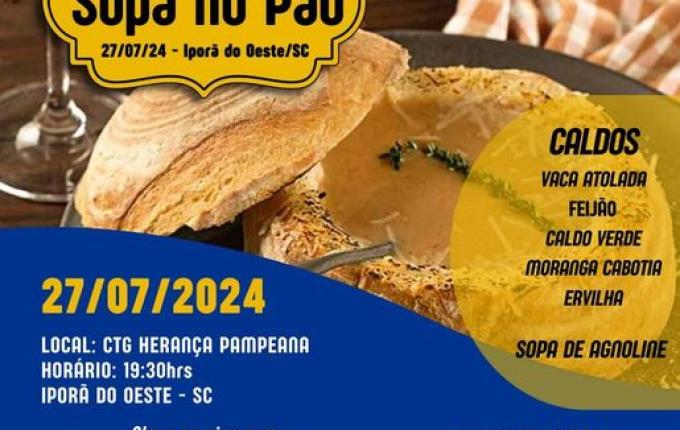 Lions Clube Iporã promove Primeiro Festival da Sopa no Pão neste sábado