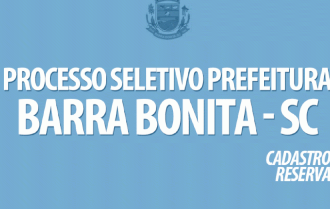 Inscrições para processo seletivo seguem até mês que vem em Barra Bonita