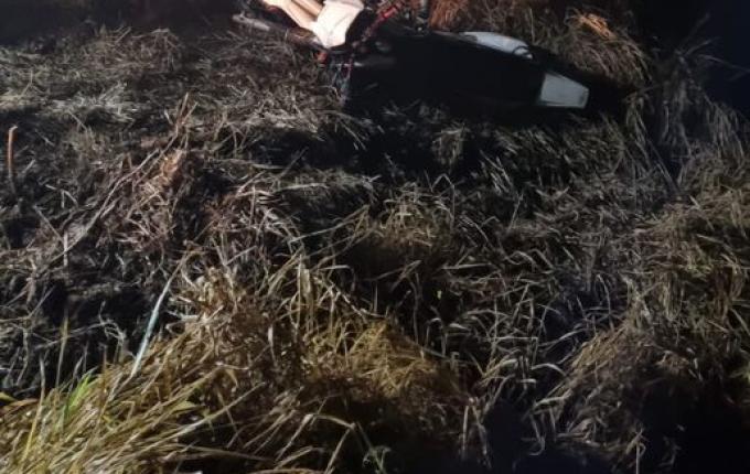 Motociclista fica ferido ao atropelar cachorro na SC-386