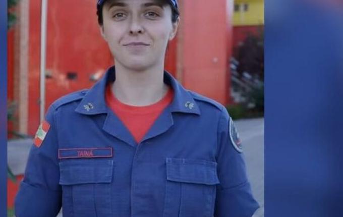 Família decide doar órgãos de bombeira de SC que morreu 9 dias após se afogar