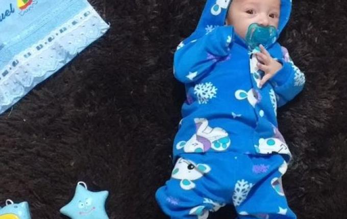 Família de Descanso faz vaquinha on-line para pagar tratamento de bebê de 5 meses