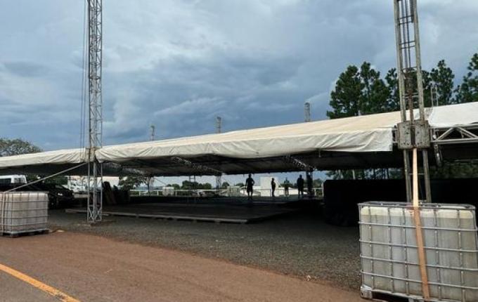 Parque de exposições ganha forma para a Faismo