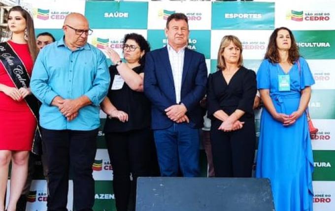 1ª FecoCedro é aberta oficialmente em São José do Cedro; fotos