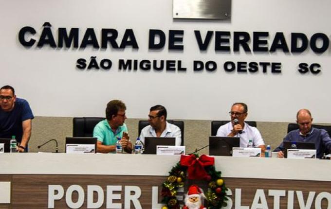 Câmara aprova Orçamento do Município de São Miguel do Oeste para 2023 de R$ 296,4 milhões