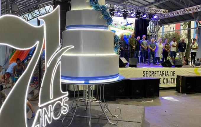 São Miguel do Oeste celebra 71 anos com bolo e programação cultural