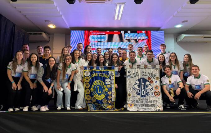 LEO Clube reúne cerca de 250 jovens em seminário regional, em São Miguel do Oeste