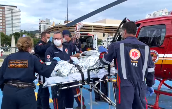 Programa permite transfusão de sangue ainda no local de acidentes em SC