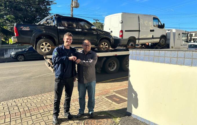 São Miguel do Oeste recebe mais de R$ 250 mil em veículos e equipamentos da Receita Federal