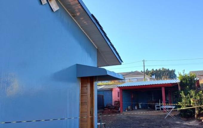 Princípio de incêndio atinge residência no Centro de Palma Sola