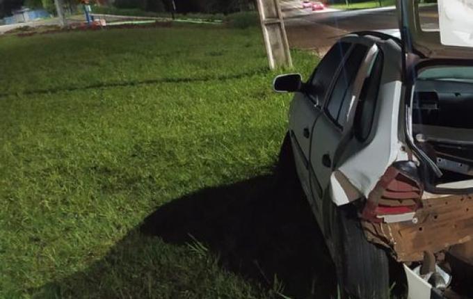 Mulher fica gravemente ferida em acidente na SC-163 em SMOeste