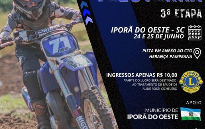 3ª etapa da Copa Oestina de Veloterra será neste final de semana, em Iporã do Oeste