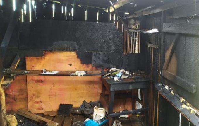 Incêndio é registrado em residência na Linha Formosa