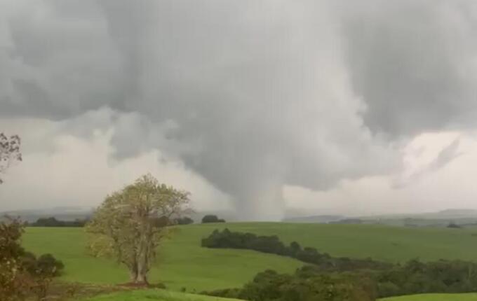 Tornados atingem o Rio Grande do Sul pela segunda semana seguida