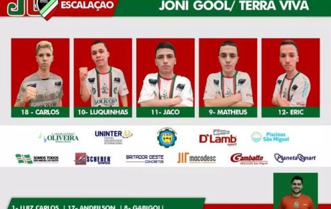 Joni Gool/Terra Viva é campeão da Liga Catarinense de Futsal Sub 17