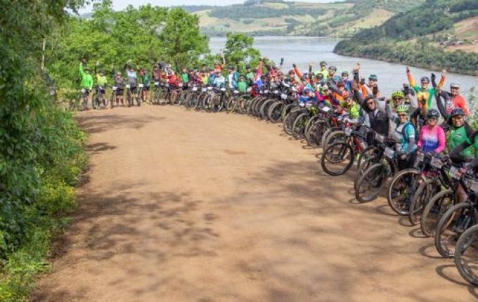 Cicloturismo Caminho dos Pioneiros teve participação de 55 ciclistas